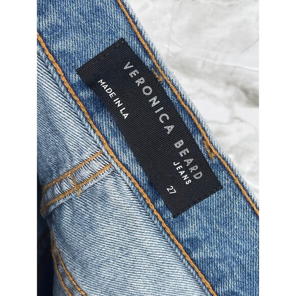 VERONICA BEARD TAYLOR RELAXED WIDE LEG
HIGH RISE DISTRESS SIZE 27 - Picture 11 of 11